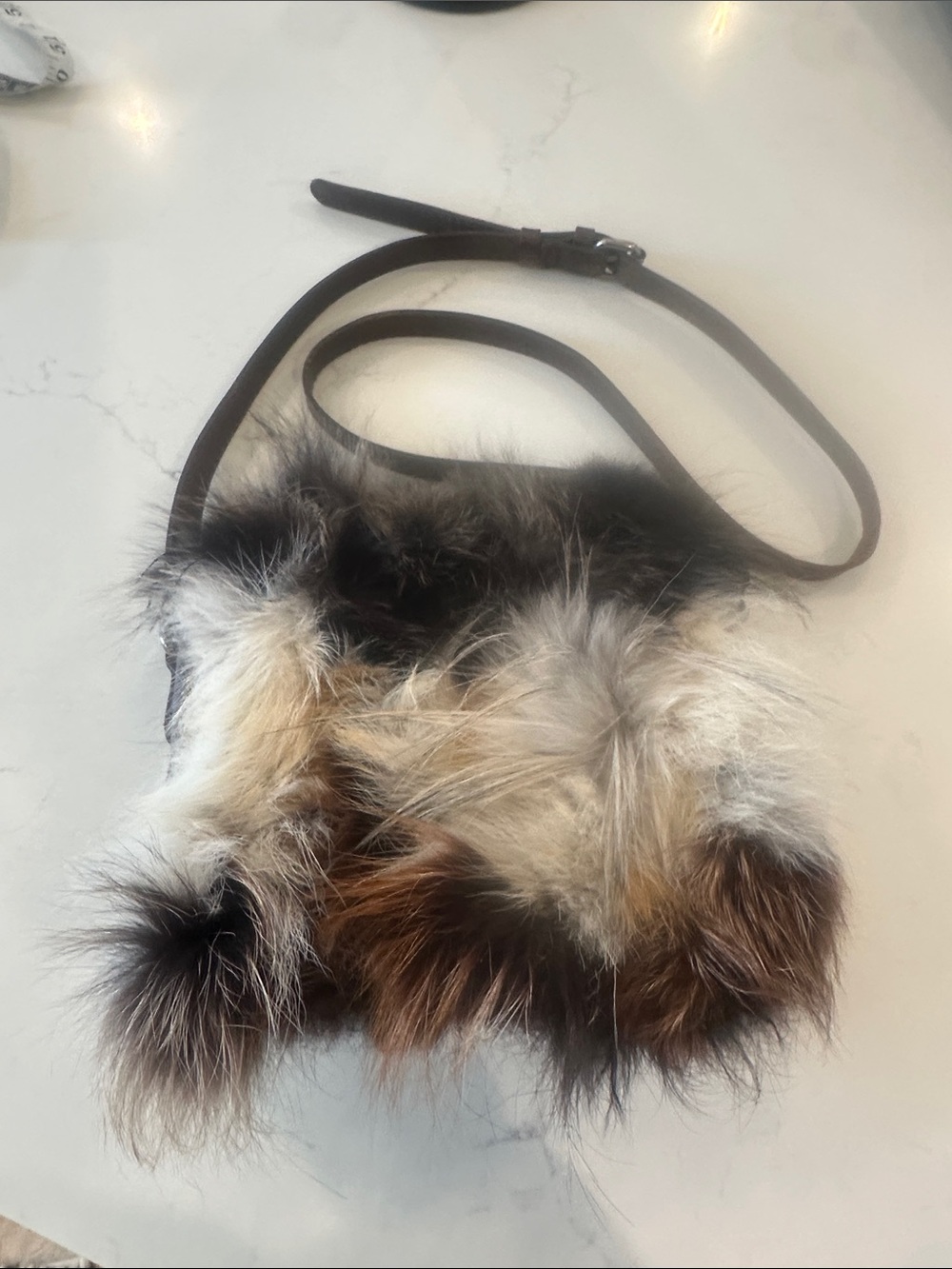 Patricia Nash Fur Leather Purse